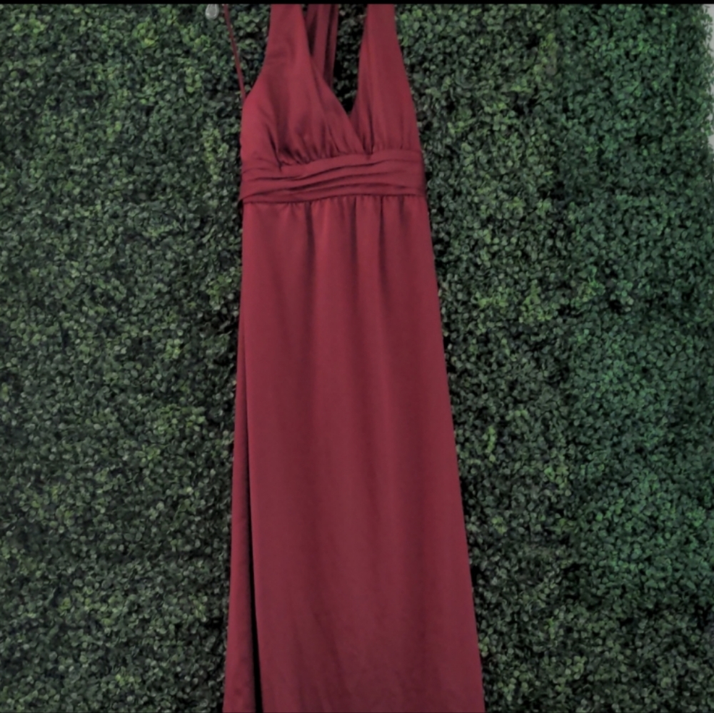 Red Sz12 Amsale Gown